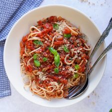 표고버섯 마리나라 스파게티
